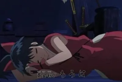 moroha durmiendo hanyo no yashahime jigsaw puzzle