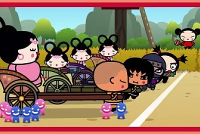 ssoso hará avanzar a una doncella gorda pucca