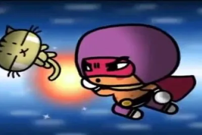 abyo golpea a un gato pucca