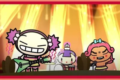 pucca, abyo y ching hicieron una banda de rock pucca