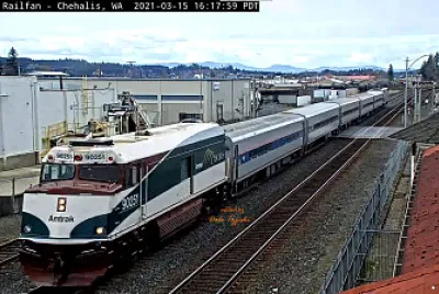 Amtrak engine #-90251 at Chehalis,WA/USA