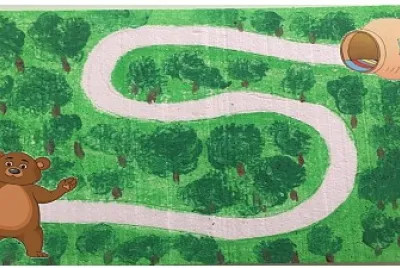 Drumul ursului spre căsuţa din oală