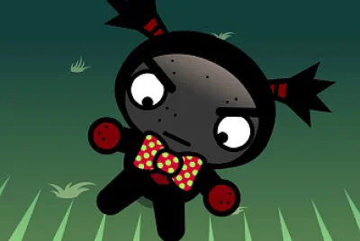 garu tiene cenizas en su rostro pucca