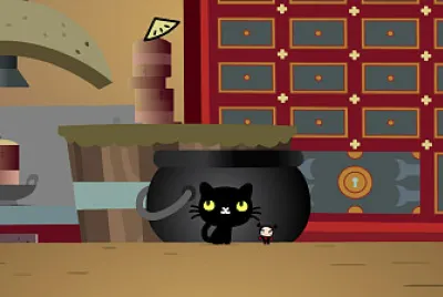 myo salvo a garu de otros gatos pucca