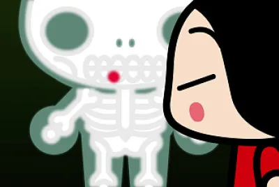 pucca encuentra el barco de tobe en el cuerpo de garu pucca