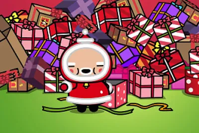 santa hizo los regalos para navidad pucca