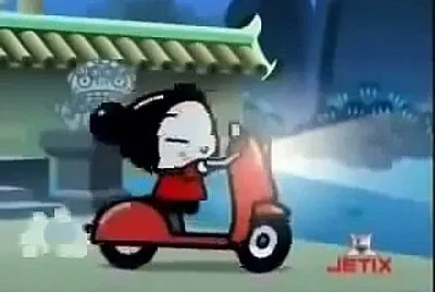 pucca va a la casa de garu a soltar la luna pucca