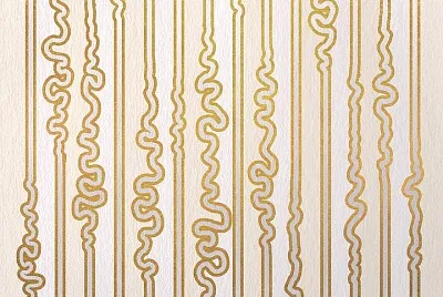 פאזל של Stripes Pattern Golden White Twisted Lines