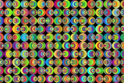 פאזל של Circles Abstract Geometric Art