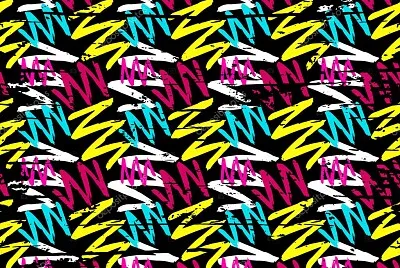 Graffiti psychedelic abstract color