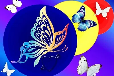 Fantasy with butterflies