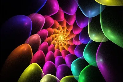 bubbles glass spiral