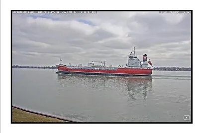 Algonorth in the St. Clair River in Marine City jigsaw puzzle