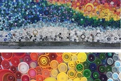 Bottle Cap Mural