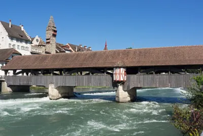 Reuss River Bridge Switzerland jigsaw puzzle