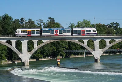 Railroad Bridge Reuss Bremergarten Switz jigsaw puzzle