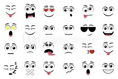 emoji happy faces