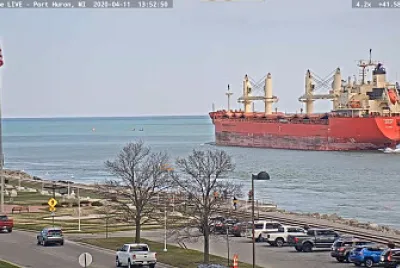 mv Federal Biscay northbound into Lake Huron