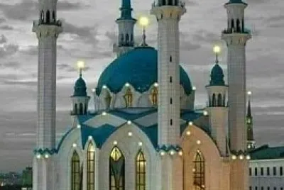 Catedral azul en Rusia
