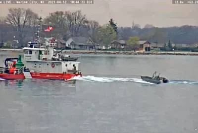 CCG Cove Isle   tender replacing buoys