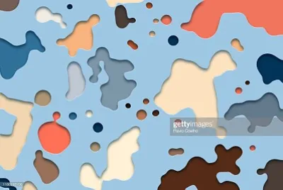 פאזל של Colorful ink droplets
