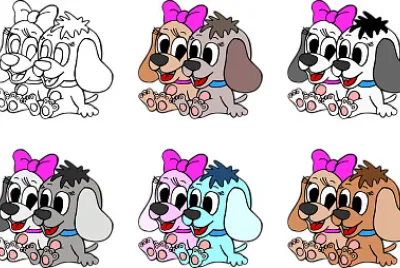 פאזל של cute puppies