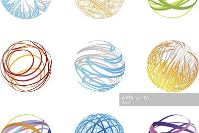 modern circles jigsaw puzzle