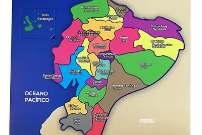 MAPA POLÍTICO DEL ECUADOR