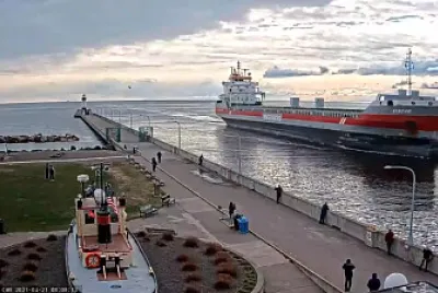 Saltwater Ship Eeborg at Duluth