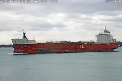 Spruceglen Freighter at Marine City