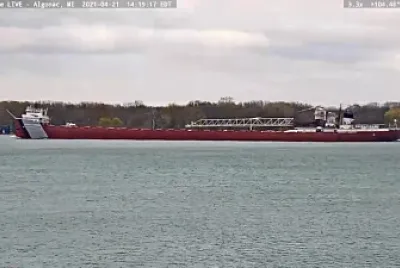 Arthur M Anderson Freighter at Algonac