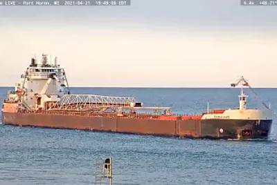 Sam Laud Freighter at Port Huron