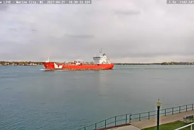 Saltwater Tanker Iver Bright at Marine City