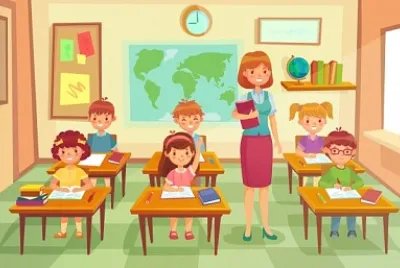 crianças nas escola