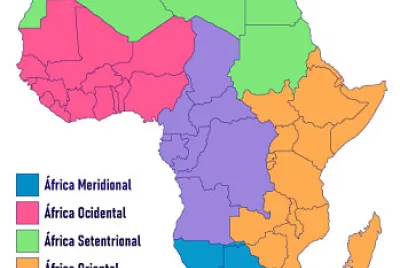 MAPA DA AFRICA DO SUL