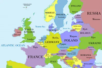 mapa Europa