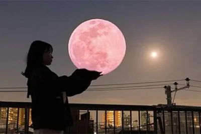 La luna rosa