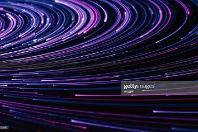 purple  optical Fibers