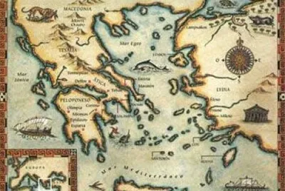Mapa da Grécia Antiga