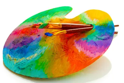 Palette de l 'artiste