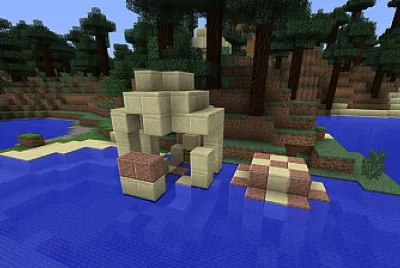 swamp warm ruin