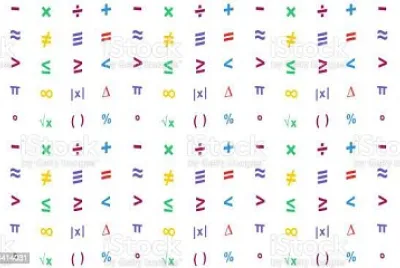 Colorful Math Symbol