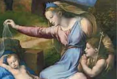 Madona com Diadema Azul- Rafael