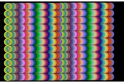 rainbow tube abstract