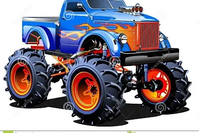 Cartoon Monster Truck 5