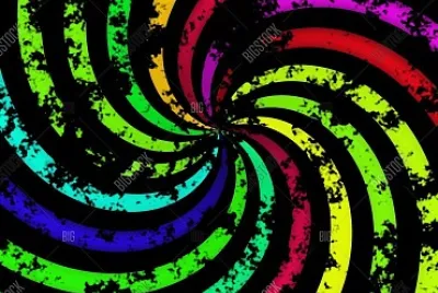 dark colorful twirl