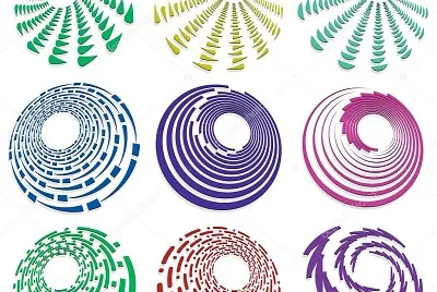 colorful swirls and twirls