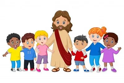 Jesus e crianças