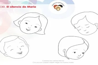 Primero de preescolar. Silencio de María