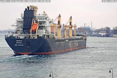  "saltie " m/v Resko southbound off of Lake Huron